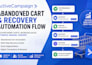 build abandoned cart sequence client recovery automation flow on activecampaign